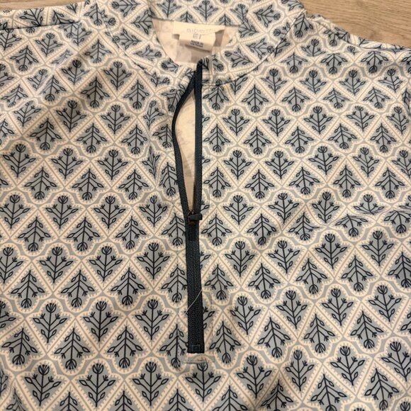 Sigrid Olsen Golf & Tennis Women’s Long Sleeve 1/4 Zip Pullover Size S – Blue - Picture 2 of 4